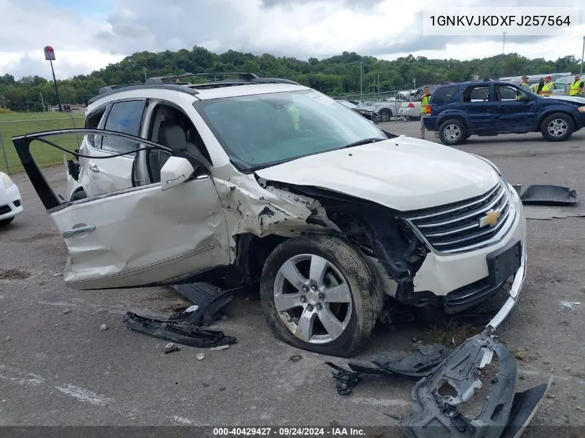 1GNKVJKDXFJ257564 2015 Chevrolet Traverse Ltz