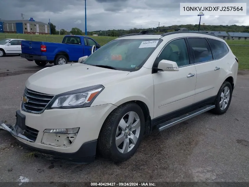 1GNKVJKDXFJ257564 2015 Chevrolet Traverse Ltz