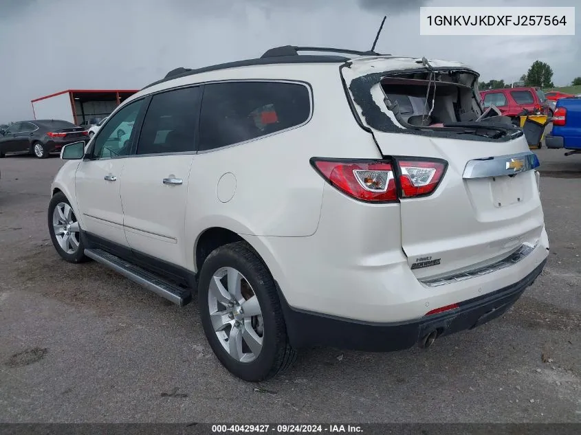 1GNKVJKDXFJ257564 2015 Chevrolet Traverse Ltz