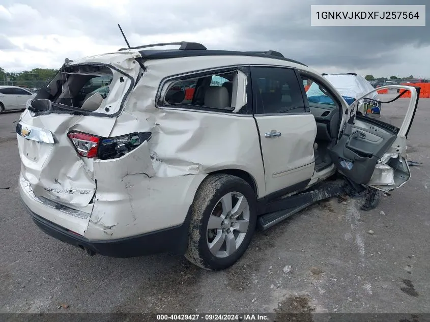 1GNKVJKDXFJ257564 2015 Chevrolet Traverse Ltz