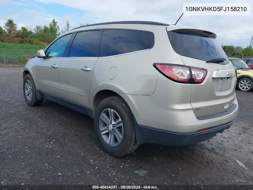 1GNKVHKD5FJ158210 2015 Chevrolet Traverse 2Lt