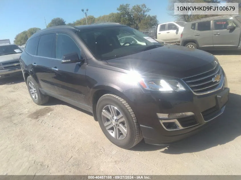 2015 Chevrolet Traverse 2Lt VIN: 1GNKVHKD9FJ100679 Lot: 40457185