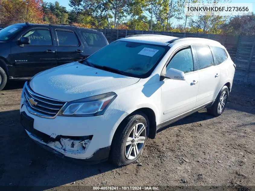 2015 Chevrolet Traverse 2Lt VIN: 1GNKVHKD6FJ273656 Lot: 40576241