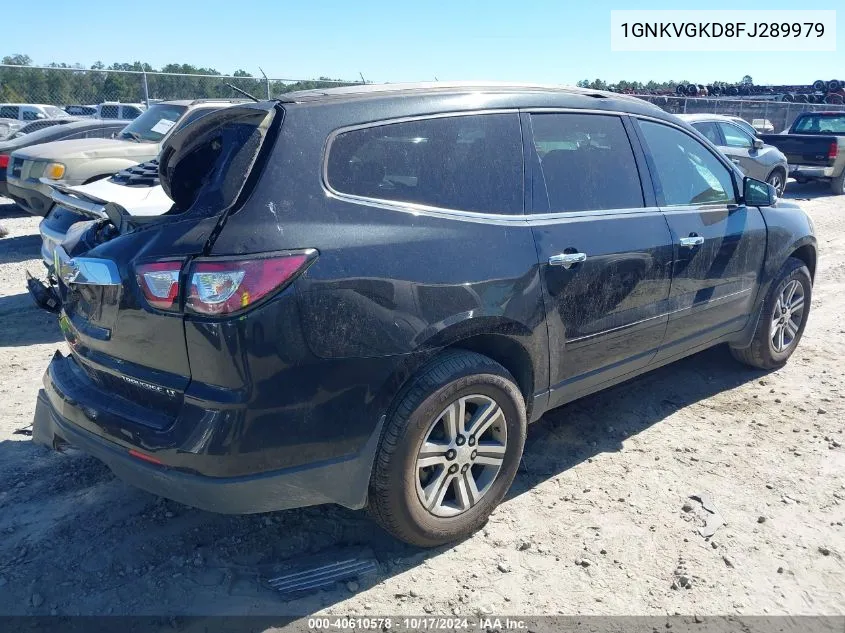 2015 Chevrolet Traverse 1Lt VIN: 1GNKVGKD8FJ289979 Lot: 40610578