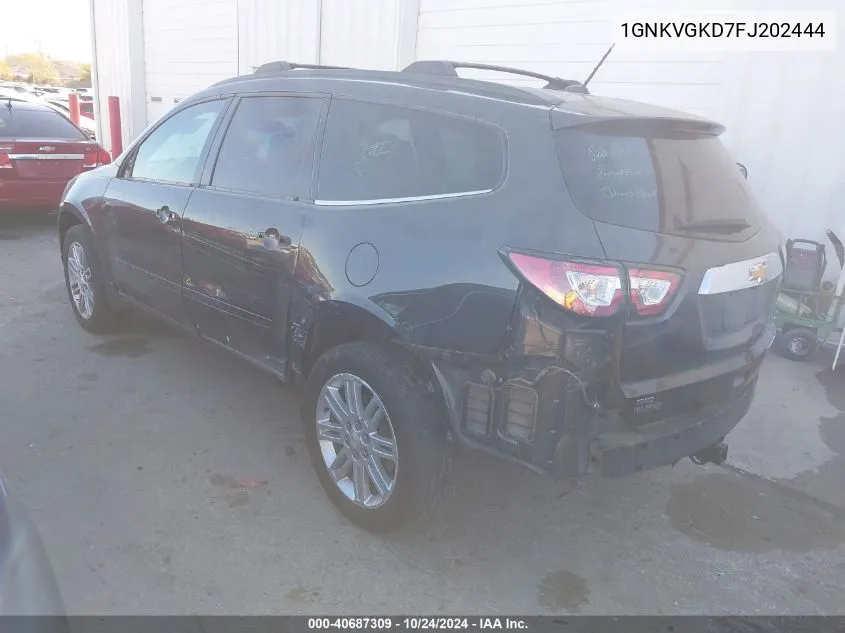 2015 Chevrolet Traverse 1Lt VIN: 1GNKVGKD7FJ202444 Lot: 40687309