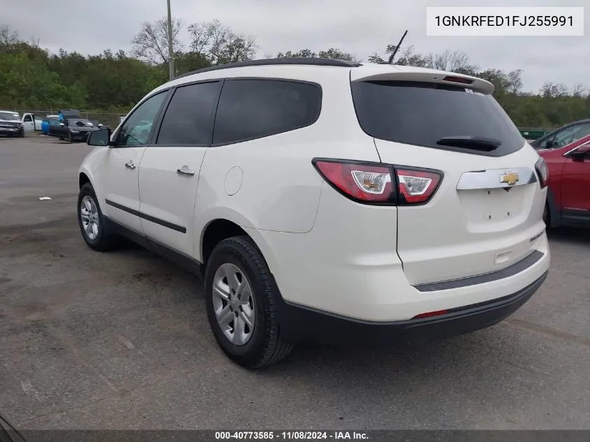 1GNKRFED1FJ255991 2015 Chevrolet Traverse Ls