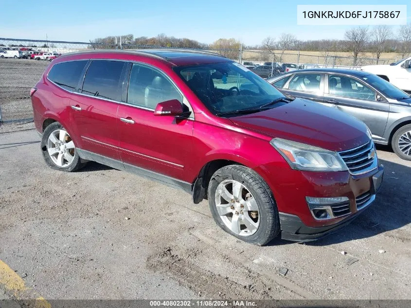 1GNKRJKD6FJ175867 2015 Chevrolet Traverse Ltz