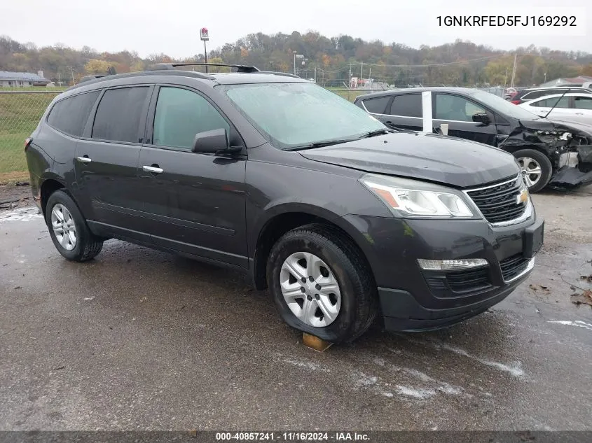 2015 Chevrolet Traverse Ls VIN: 1GNKRFED5FJ169292 Lot: 40857241