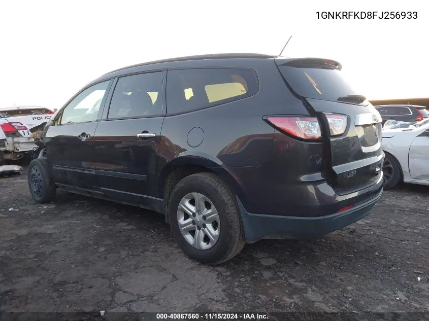 2015 Chevrolet Traverse Ls VIN: 1GNKRFKD8FJ256933 Lot: 40867560