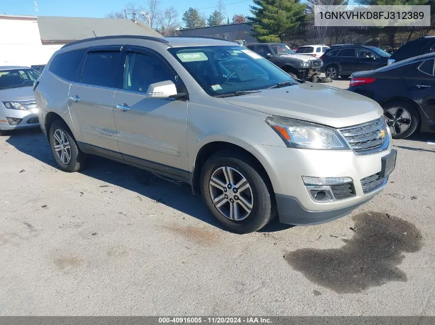 2015 Chevrolet Traverse 2Lt VIN: 1GNKVHKD8FJ312389 Lot: 40916005