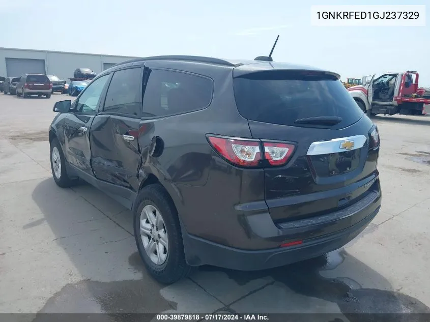 1GNKRFED1GJ237329 2016 Chevrolet Traverse Ls