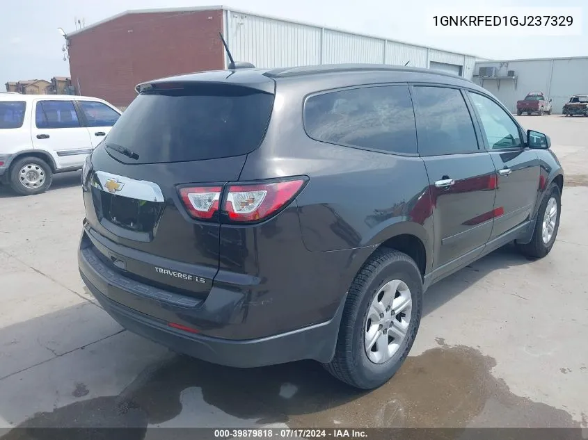 1GNKRFED1GJ237329 2016 Chevrolet Traverse Ls