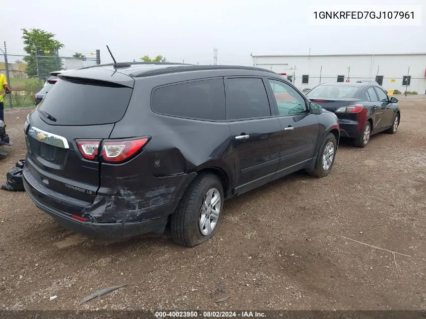 1GNKRFED7GJ107961 2016 Chevrolet Traverse Ls