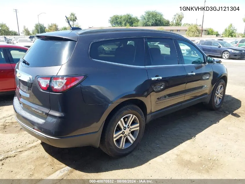 1GNKVHKD3GJ121304 2016 Chevrolet Traverse 2Lt