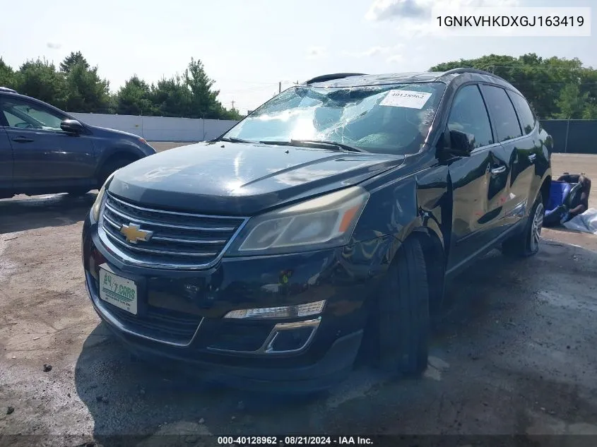 1GNKVHKDXGJ163419 2016 Chevrolet Traverse 2Lt