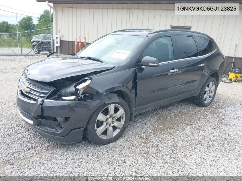 1GNKVGKD5GJ123825 2016 Chevrolet Traverse 1Lt