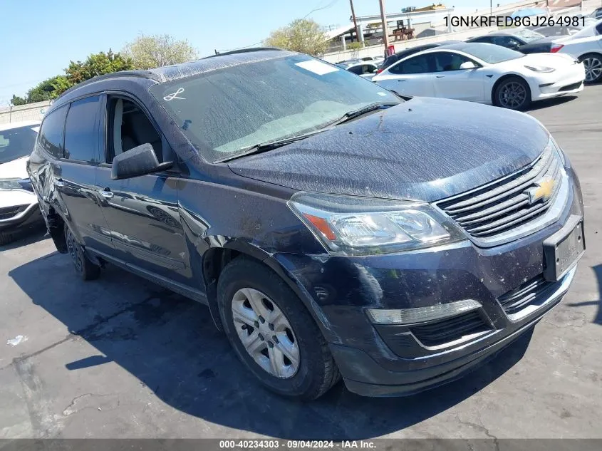 1GNKRFED8GJ264981 2016 Chevrolet Traverse Ls