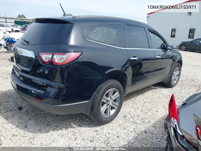 1GNKRGKD6GJ153971 2016 Chevrolet Traverse 1Lt