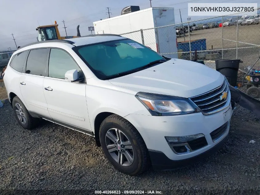 2016 Chevrolet Traverse 2Lt VIN: 1GNKVHKD3GJ327805 Lot: 40266823