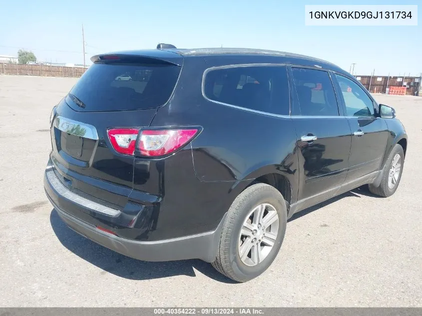 2016 Chevrolet Traverse 1Lt VIN: 1GNKVGKD9GJ131734 Lot: 40354222