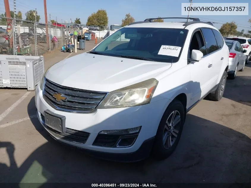 2016 Chevrolet Traverse 2Lt VIN: 1GNKVHKD6GJ157357 Lot: 40396451