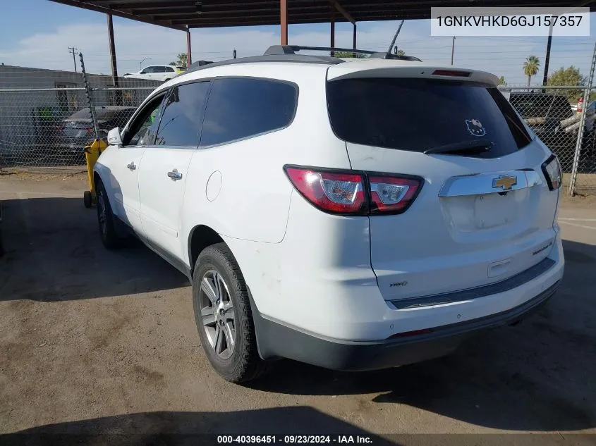 2016 Chevrolet Traverse 2Lt VIN: 1GNKVHKD6GJ157357 Lot: 40396451