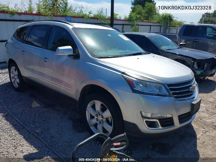 1GNKRGKDXGJ323328 2016 Chevrolet Traverse 1Lt