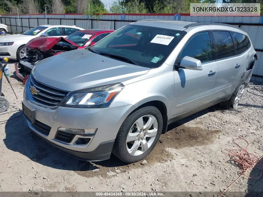 2016 Chevrolet Traverse 1Lt VIN: 1GNKRGKDXGJ323328 Lot: 40434359