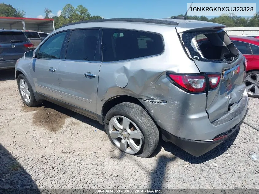 2016 Chevrolet Traverse 1Lt VIN: 1GNKRGKDXGJ323328 Lot: 40434359