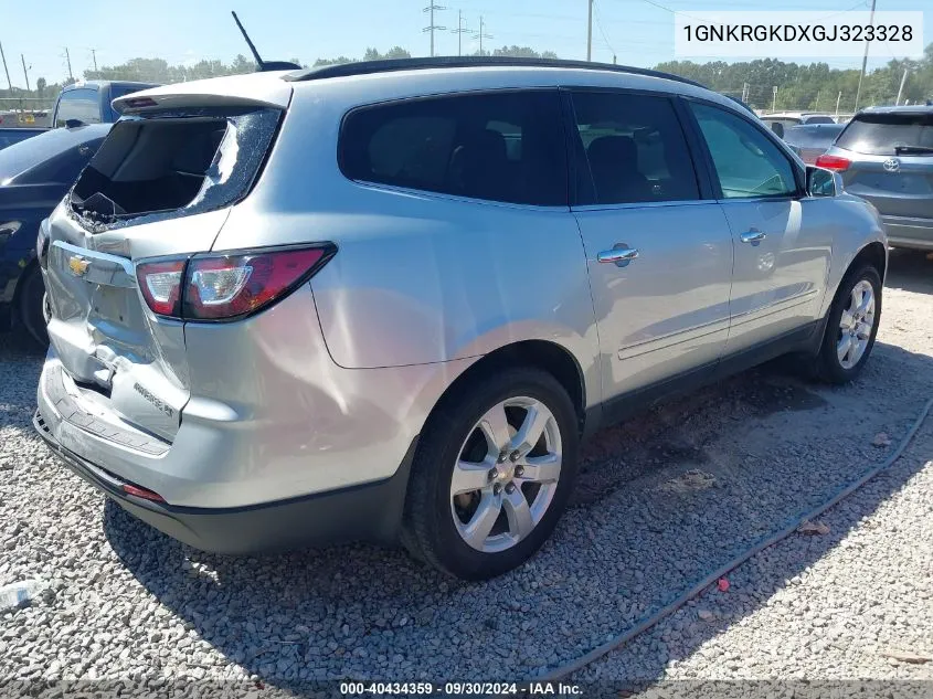 1GNKRGKDXGJ323328 2016 Chevrolet Traverse 1Lt