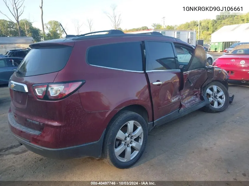 2016 Chevrolet Traverse 1Lt VIN: 1GNKRGKD9GJ106661 Lot: 40497746