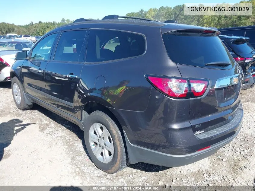 1GNKVFKD6GJ301039 2016 Chevrolet Traverse Ls