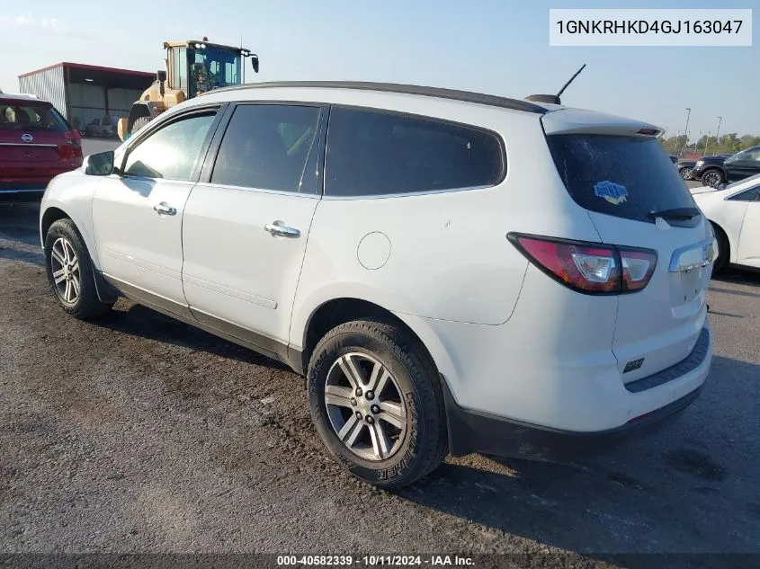 1GNKRHKD4GJ163047 2016 Chevrolet Traverse 2Lt