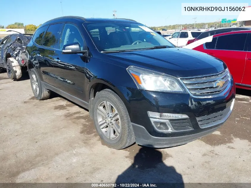 2016 Chevrolet Traverse 2Lt VIN: 1GNKRHKD9GJ156062 Lot: 40650792