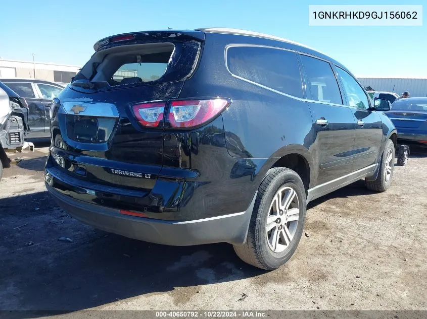 2016 Chevrolet Traverse 2Lt VIN: 1GNKRHKD9GJ156062 Lot: 40650792