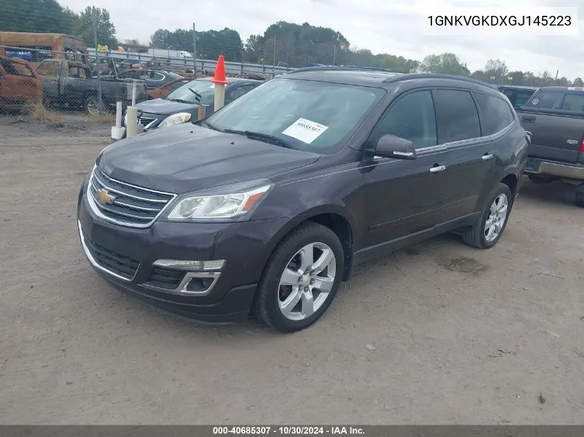 2016 Chevrolet Traverse 1Lt VIN: 1GNKVGKDXGJ145223 Lot: 40685307