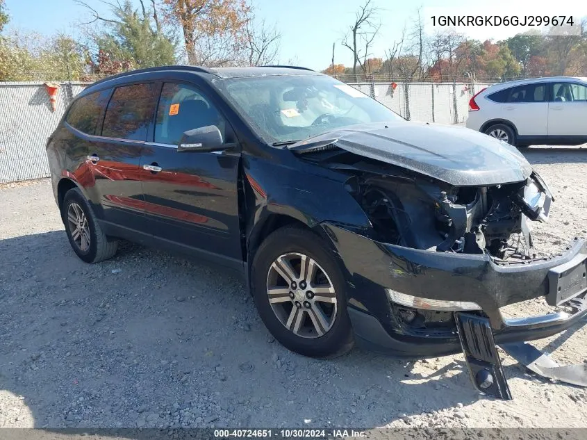 1GNKRGKD6GJ299674 2016 Chevrolet Traverse 1Lt