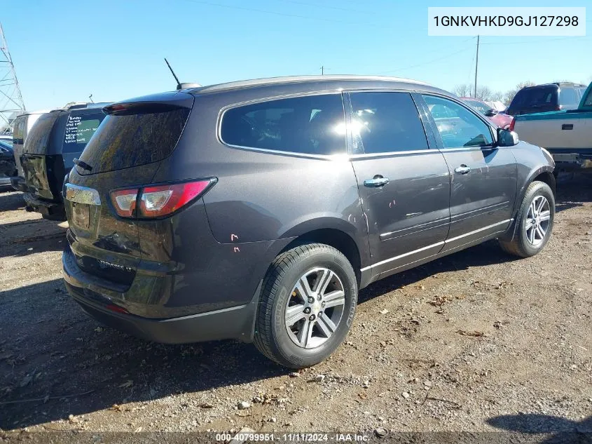 2016 Chevrolet Traverse 2Lt VIN: 1GNKVHKD9GJ127298 Lot: 40799951