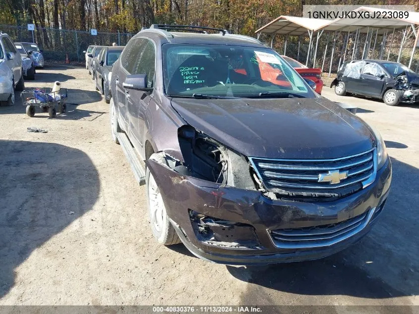 2016 Chevrolet Traverse Ltz VIN: 1GNKVJKDXGJ223089 Lot: 40830376