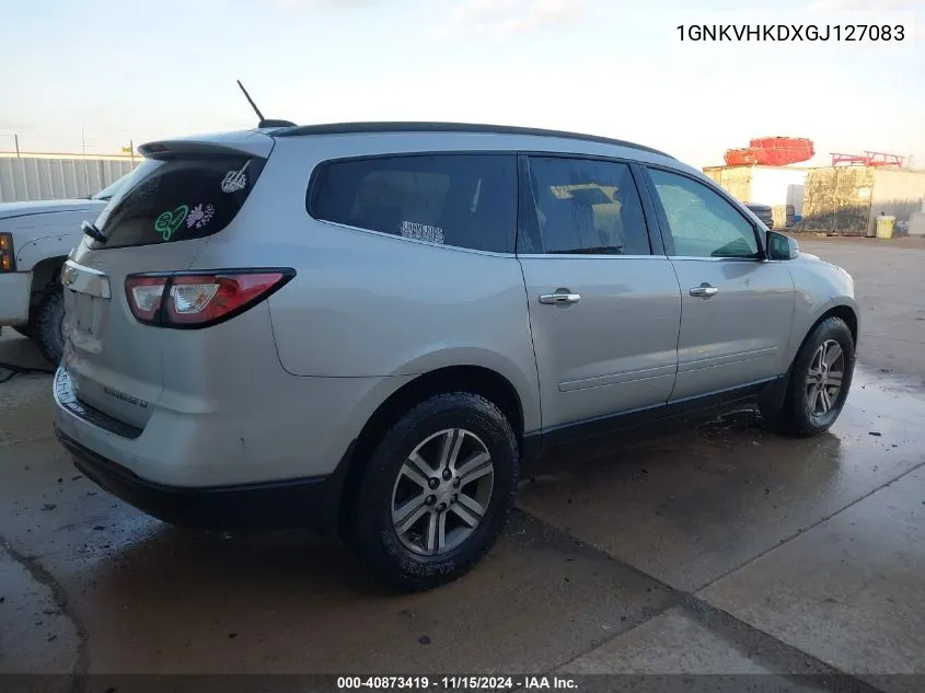 2016 Chevrolet Traverse 2Lt VIN: 1GNKVHKDXGJ127083 Lot: 40873419