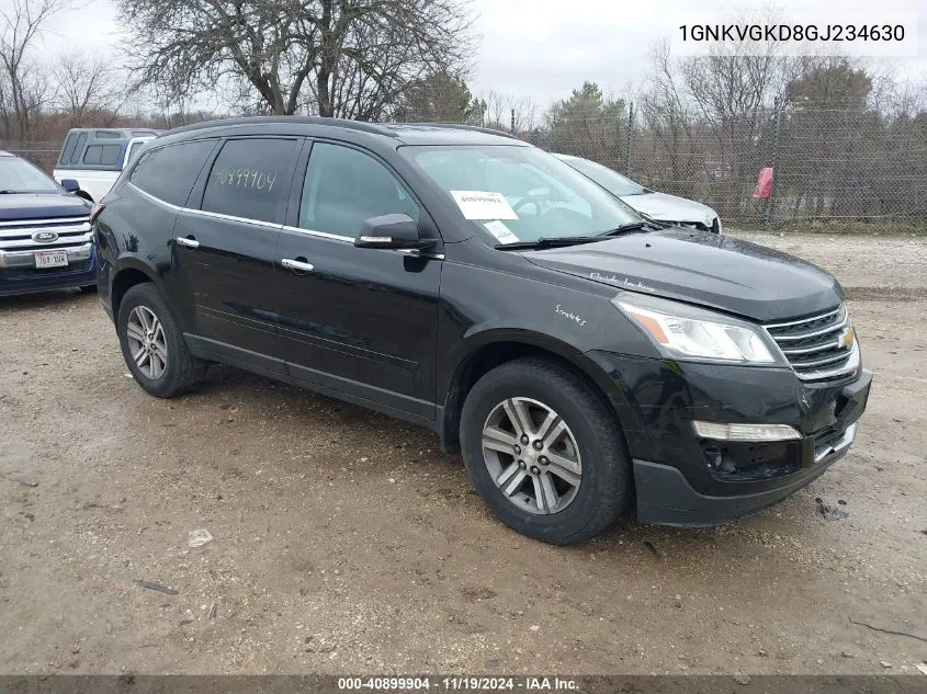 2016 Chevrolet Traverse 1Lt VIN: 1GNKVGKD8GJ234630 Lot: 40899904