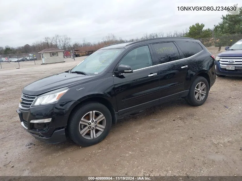 2016 Chevrolet Traverse 1Lt VIN: 1GNKVGKD8GJ234630 Lot: 40899904