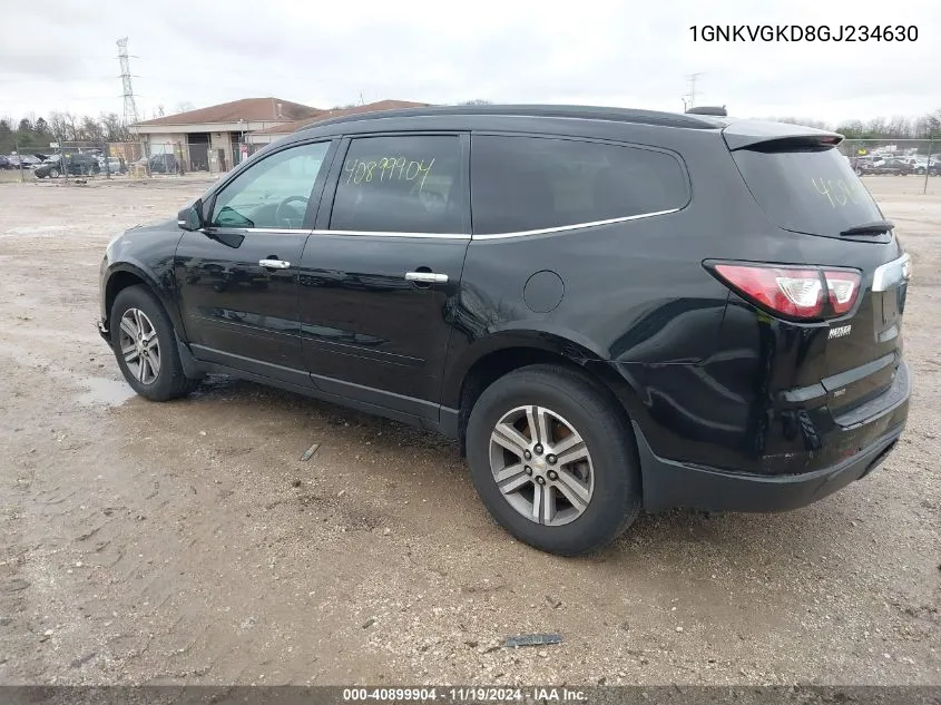 2016 Chevrolet Traverse 1Lt VIN: 1GNKVGKD8GJ234630 Lot: 40899904