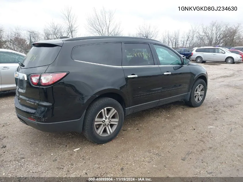 2016 Chevrolet Traverse 1Lt VIN: 1GNKVGKD8GJ234630 Lot: 40899904