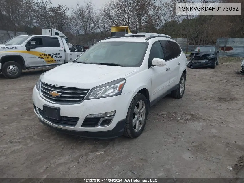 2017 Chevrolet Traverse VIN: 1GNKVGKD4HJ173052 Lot: 12137910