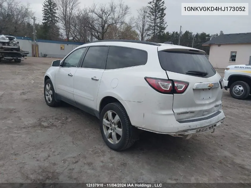 2017 Chevrolet Traverse VIN: 1GNKVGKD4HJ173052 Lot: 12137910