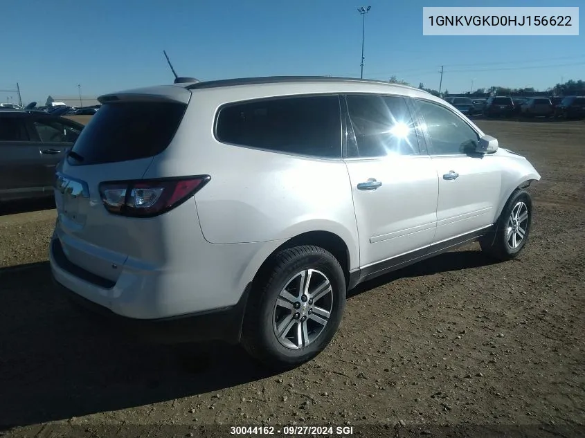 1GNKVGKD0HJ156622 2017 Chevrolet Traverse Lt