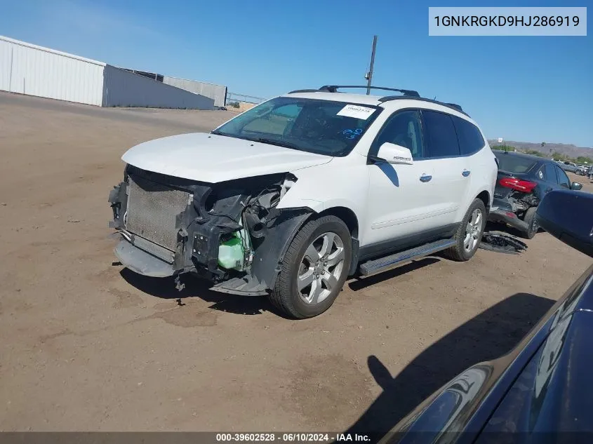 1GNKRGKD9HJ286919 2017 Chevrolet Traverse 1Lt