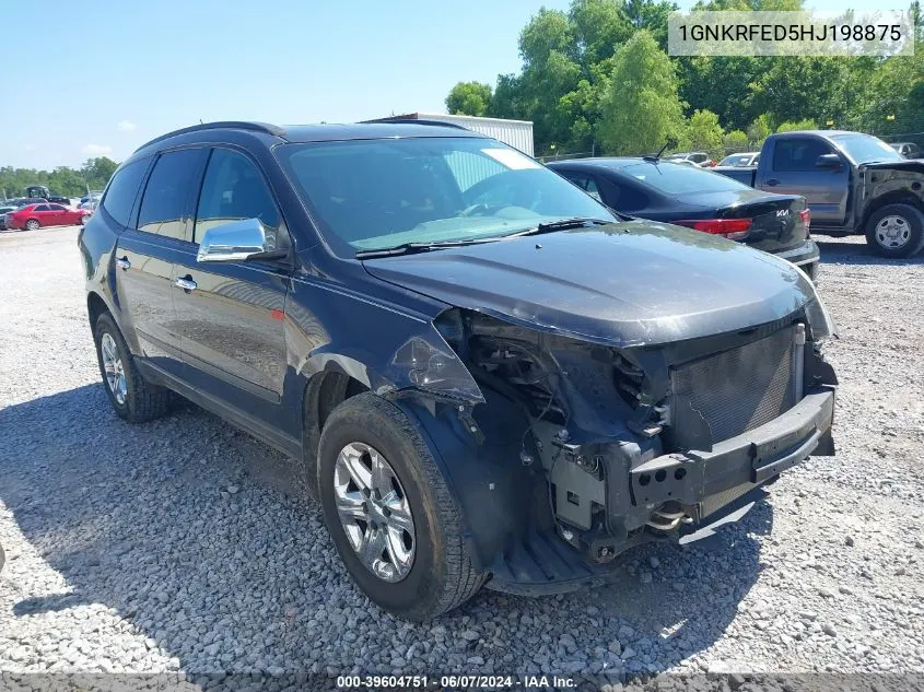 2017 Chevrolet Traverse Ls VIN: 1GNKRFED5HJ198875 Lot: 39604751