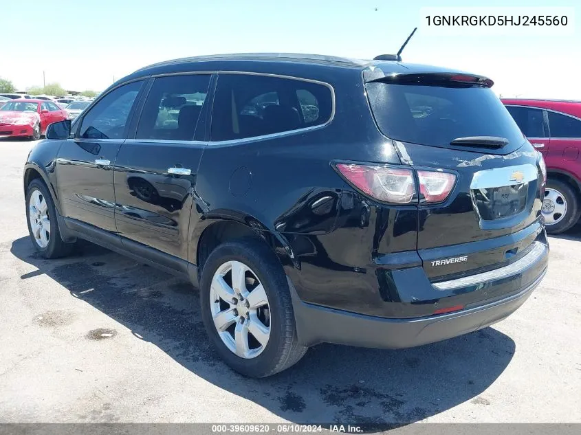 1GNKRGKD5HJ245560 2017 Chevrolet Traverse 1Lt